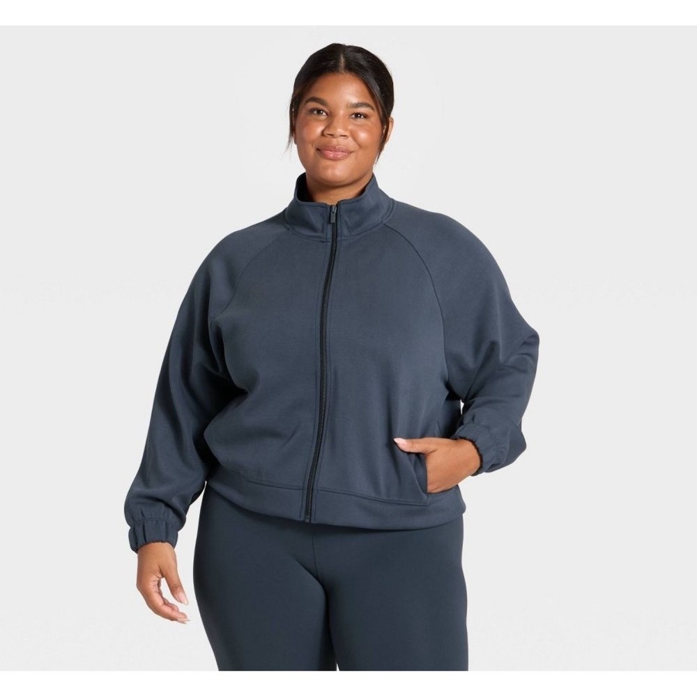 (C) 3-Piece Women's Plus Size 2X Blue Jacket Reseller Wholesale Lot